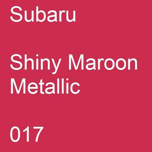 Subaru, Shiny Maroon Metallic, 017.